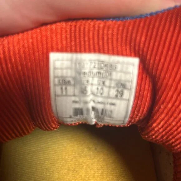 Brooks Red and Yellow Athletic Shoes with Cushioned Midsole - Picture 8 of 8